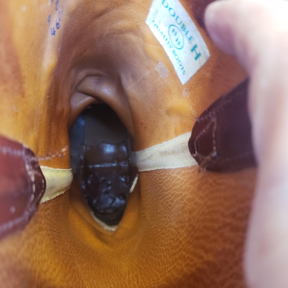 Cat's Paw Double H Quality Boots Men's Brown Leather Size 9D. - Picture 11 of 14